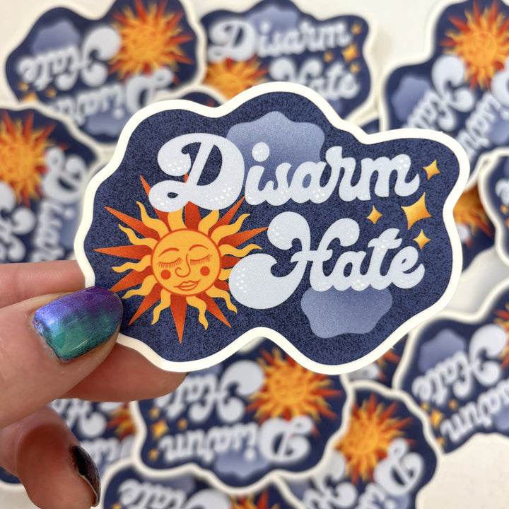 Disarm Hate Vinyl Sticker
