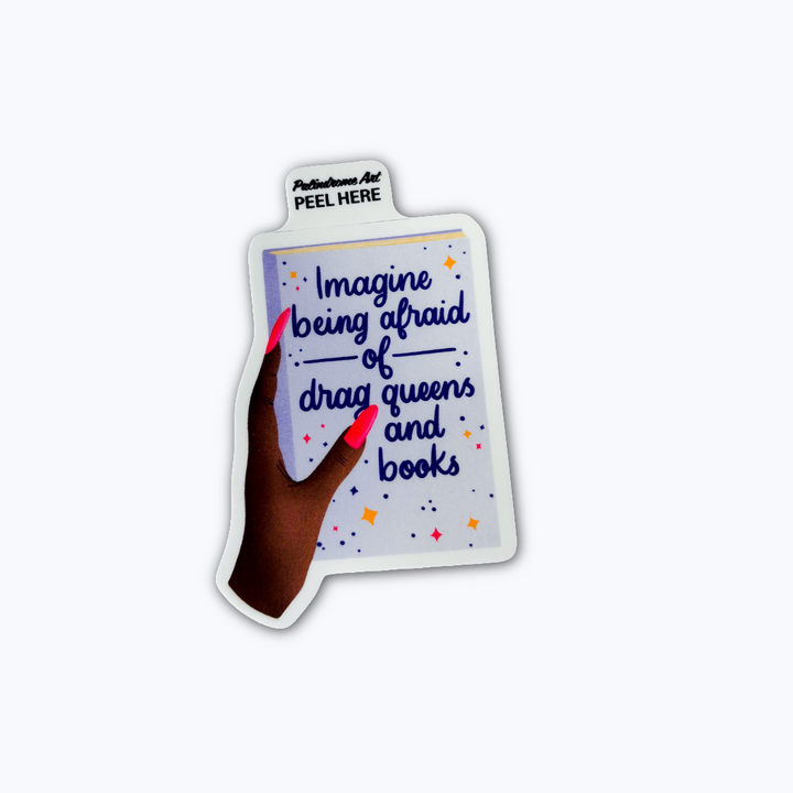 Drag Queens and Books Vinyl Sticker