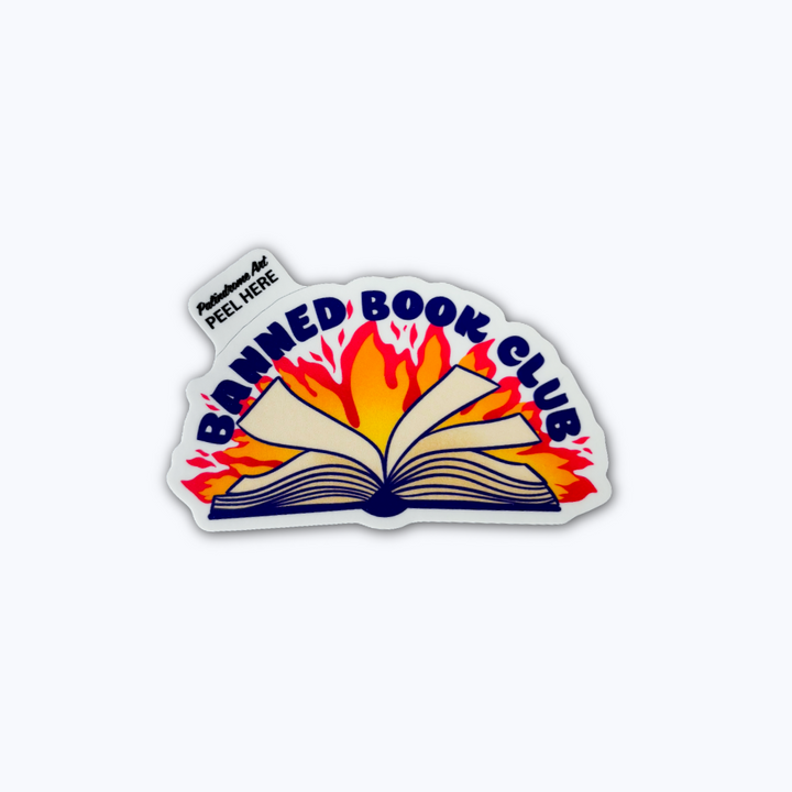 Banned Book Club Vinyl Sticker