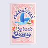 journal with bird illustration and lettering that reads "radicalized by basic decency"
