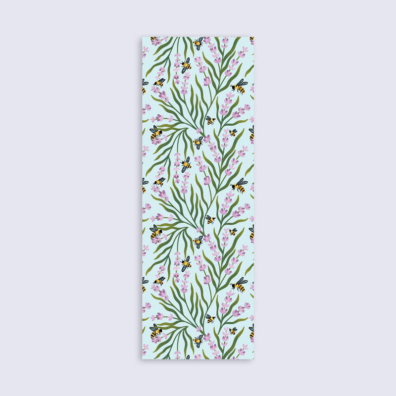 Bee and lavender bookmark