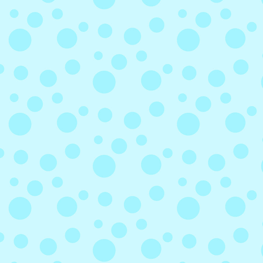 Pattern of light blue circles on a light blue background