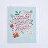 Candy Cane Wishes Greeting Card
