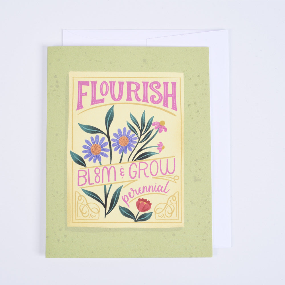 Flourish Greeting Card