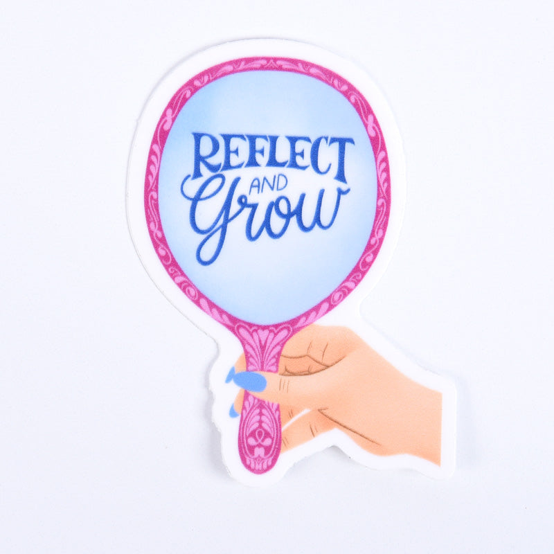 Mirror Vinyl Sticker – Palindrome Art