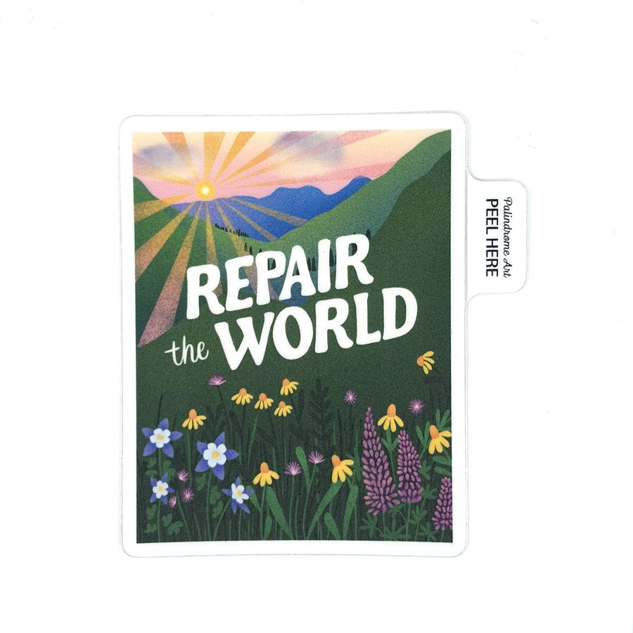 Repair the World Vinyl Sticker