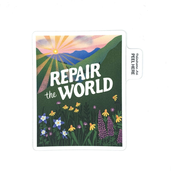 Repair the World Vinyl Sticker