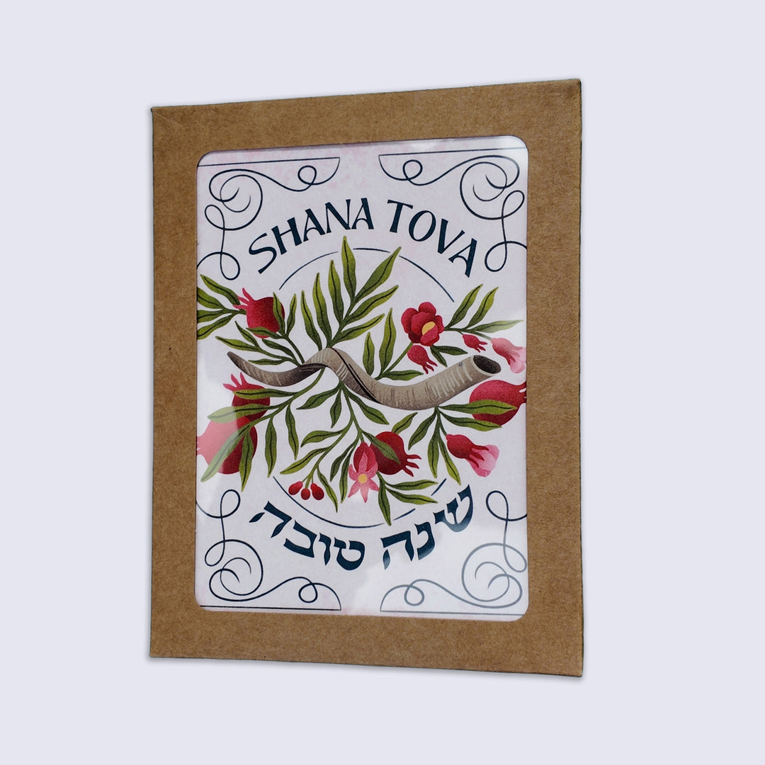 Shana Tova Rosh Hashanah Shofar Card Box Set