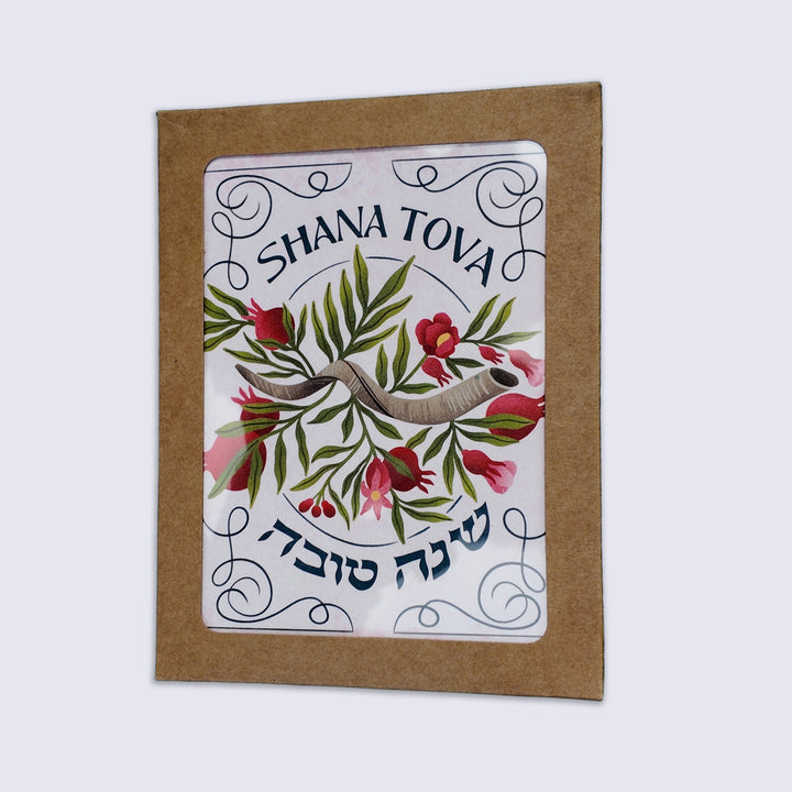 Shana Tova Rosh Hashanah Shofar Card Box Set