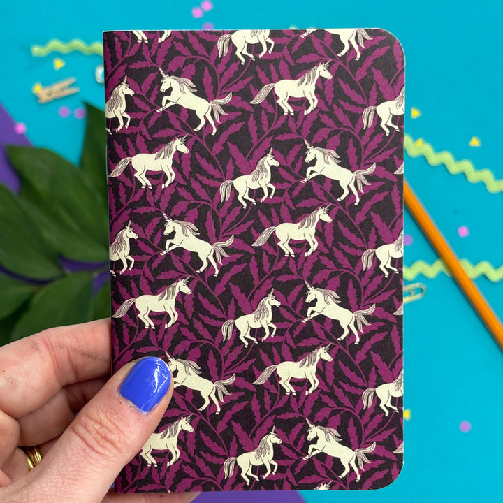 Romantasy Unicorns Pocket Notebook