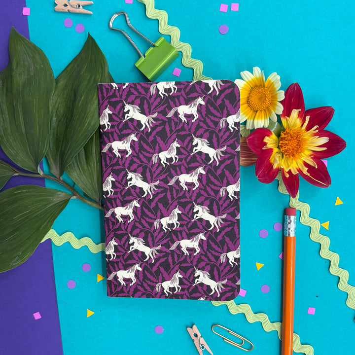 Romantasy Unicorns Pocket Notebook